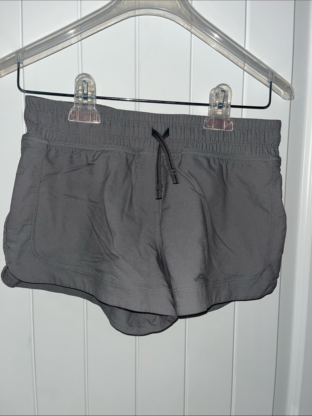 Ivivva Girls' Athletic Shorts in Gray with Drawstring